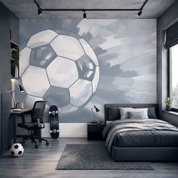 Football ball in the air