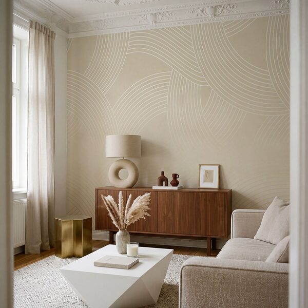 Flowing lines create subtle elegance Flowing lines create subtle elegance