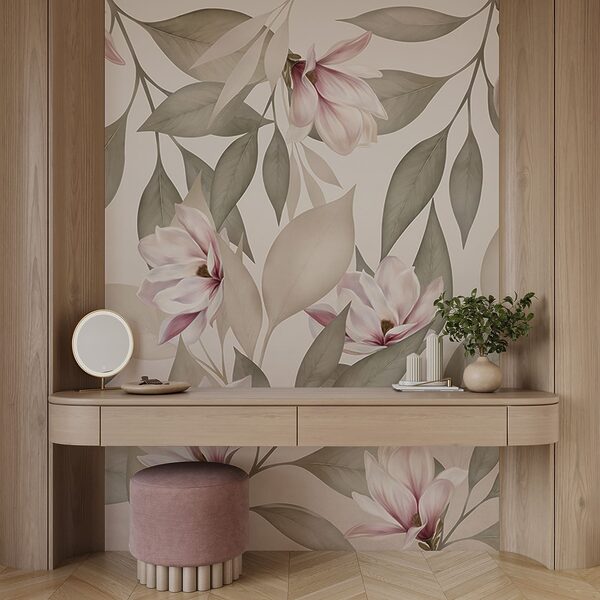Delicate blooms in soft pastel tones Delicate blooms in soft pastel tones