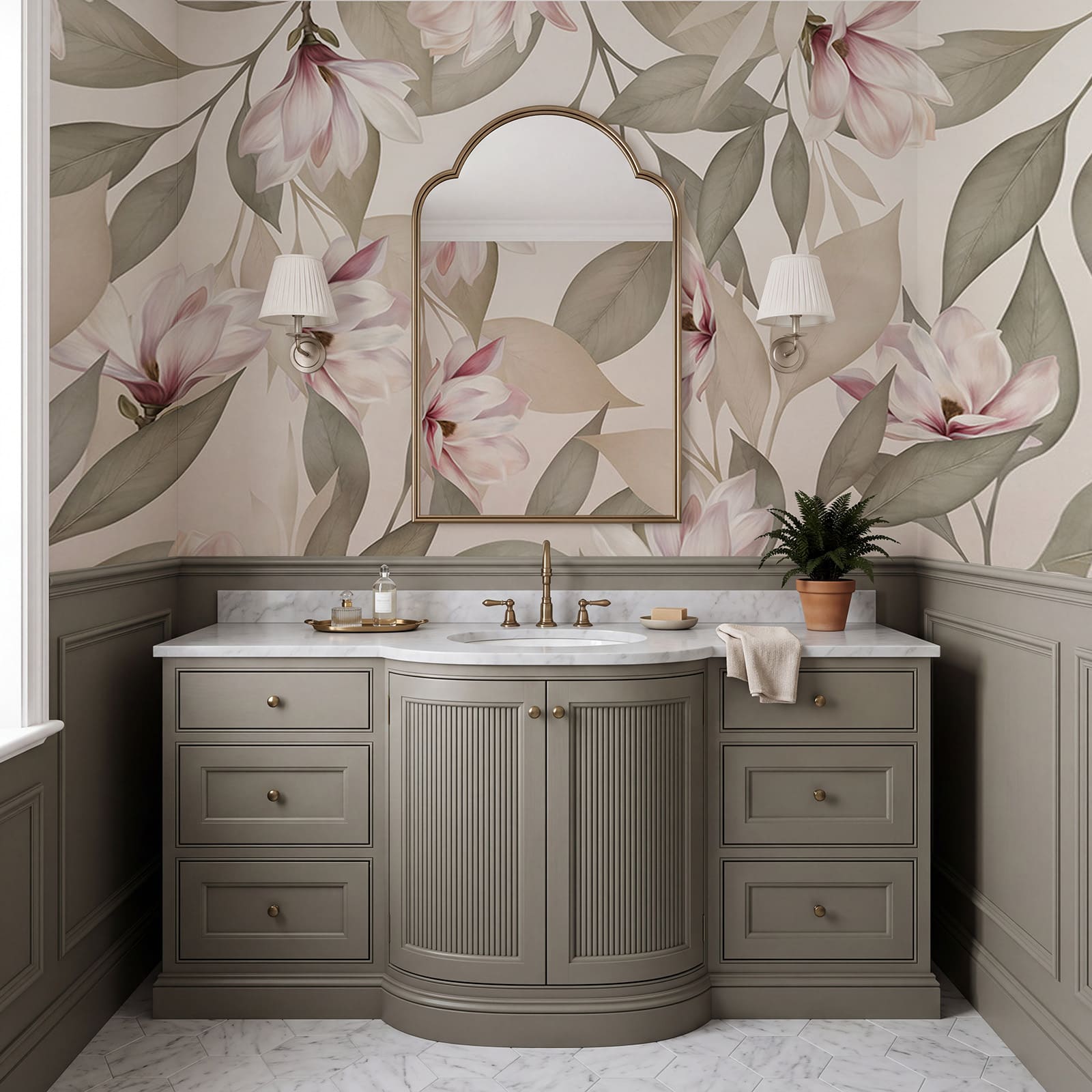 Delicate blooms in soft pastel tones Delicate blooms in soft pastel tones