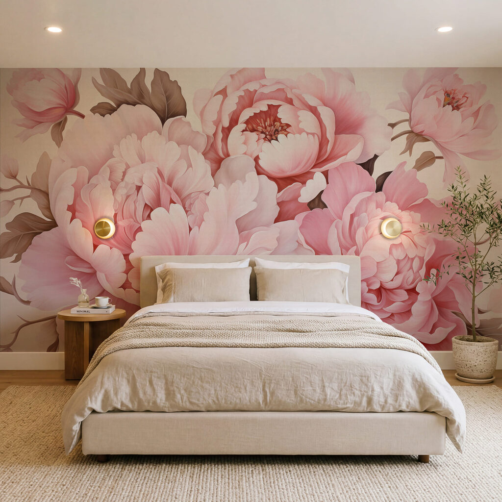 Group of pink flowers