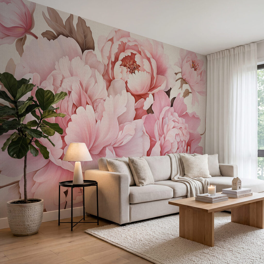 Group of pink flowers