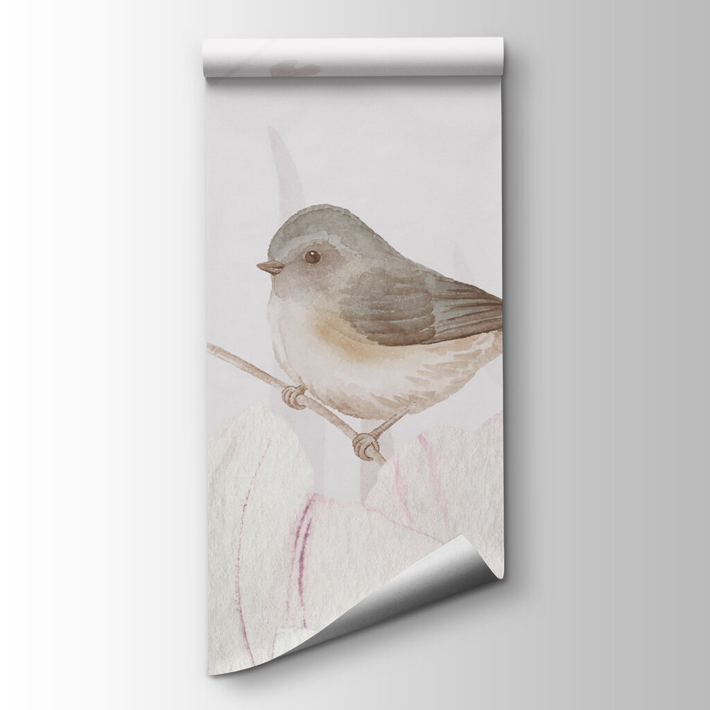 Painting of flowers and birds Painting of flowers and birds