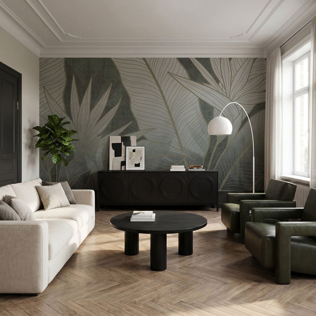 Elegant botanical design in soft hues Elegant botanical design in soft hues