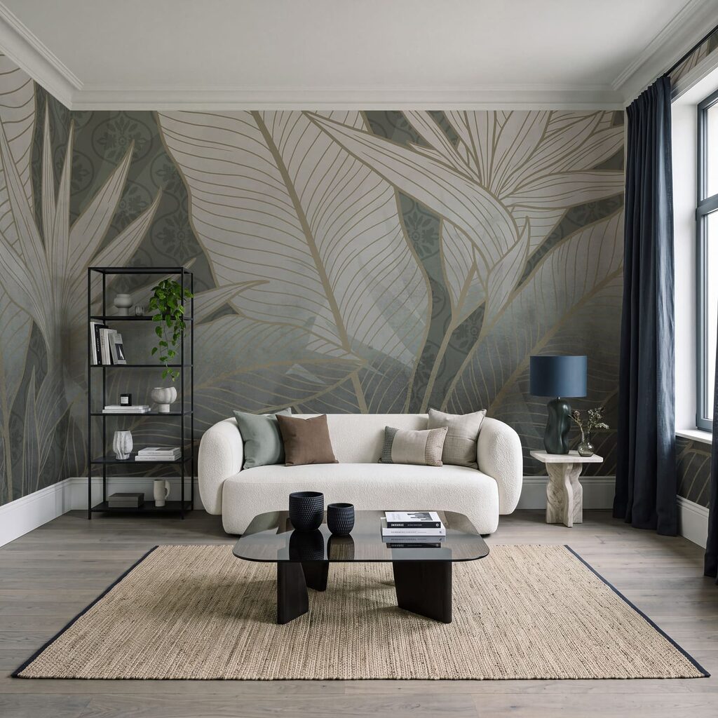 Elegant botanical design in soft hues Elegant botanical design in soft hues