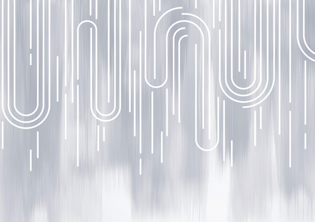 White lines on a gray background