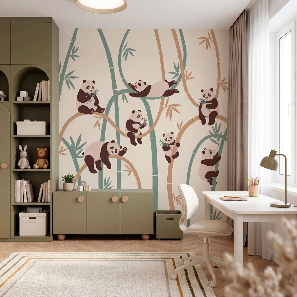 Pandas on a tree