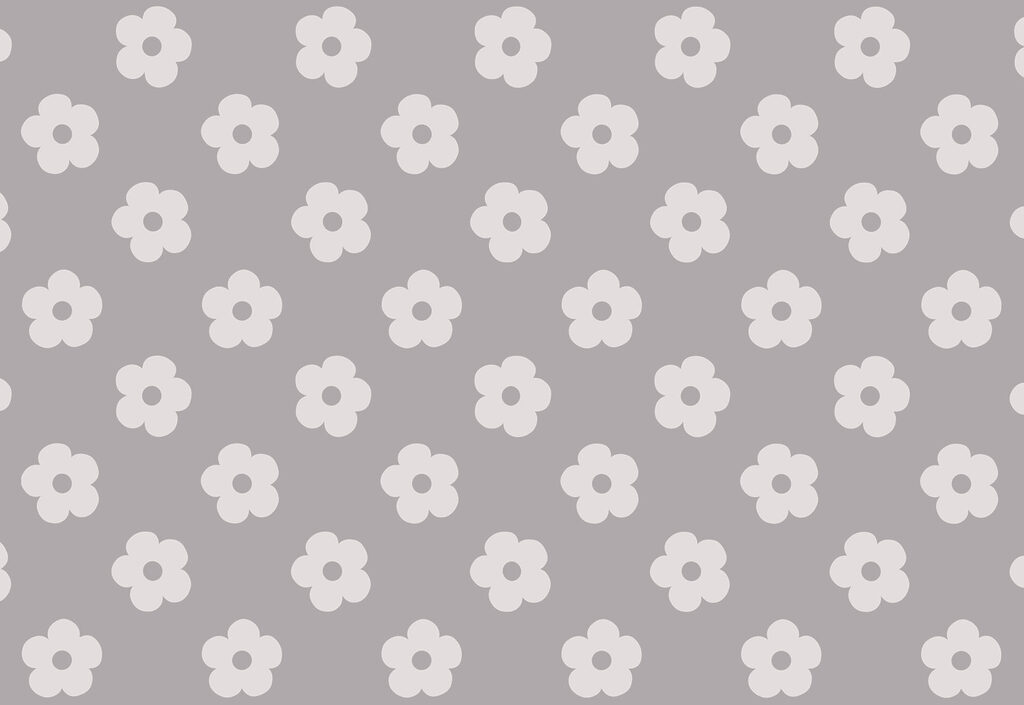Pattern of white flowers