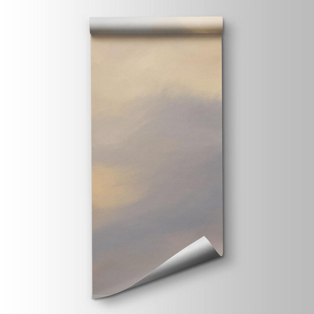 Beach with waves and a cloudy sky