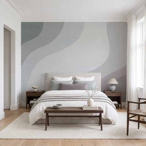 White and grey wavy pattern White and grey wavy pattern