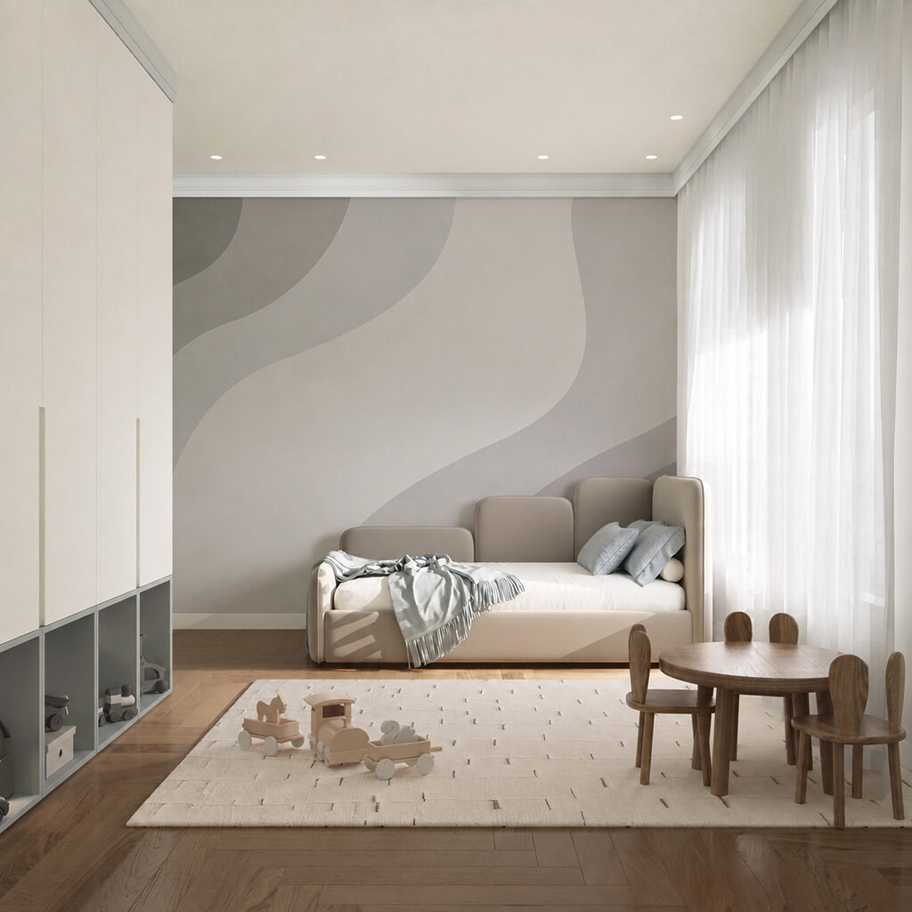 White and grey wavy pattern White and grey wavy pattern