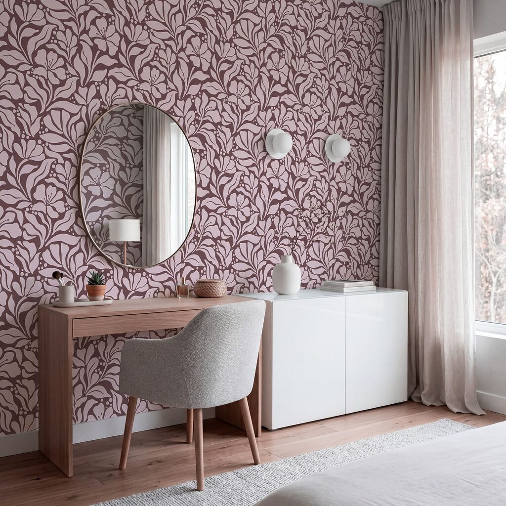 Pattern of flowers on a pink background Pattern of flowers on a pink background