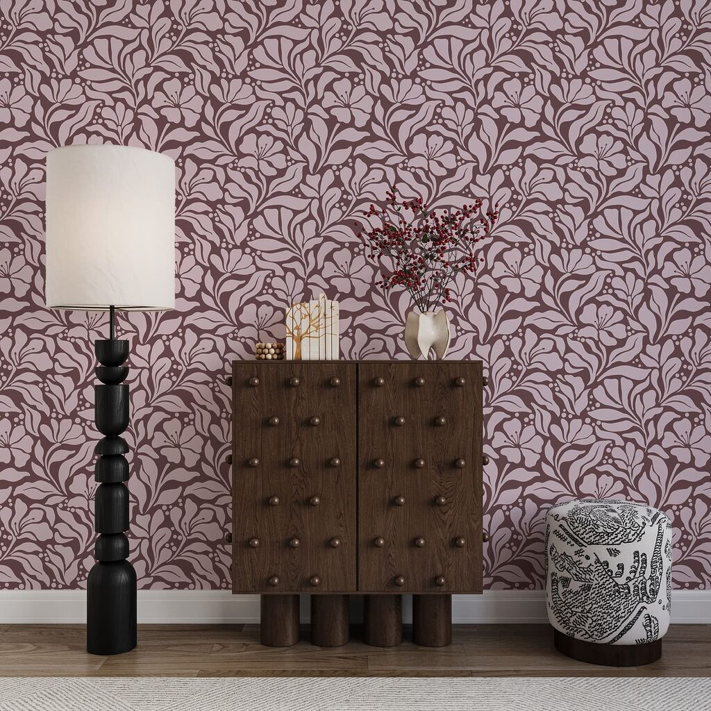 Pattern of flowers on a pink background Pattern of flowers on a pink background