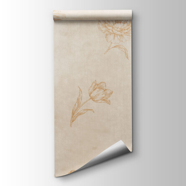 Pattern of flowers on a white surface Pattern of flowers on a white surface