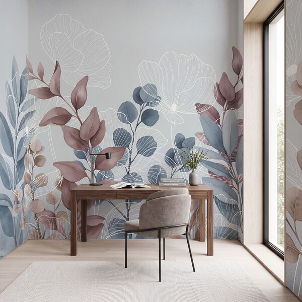 Elegant floral design with soft hues