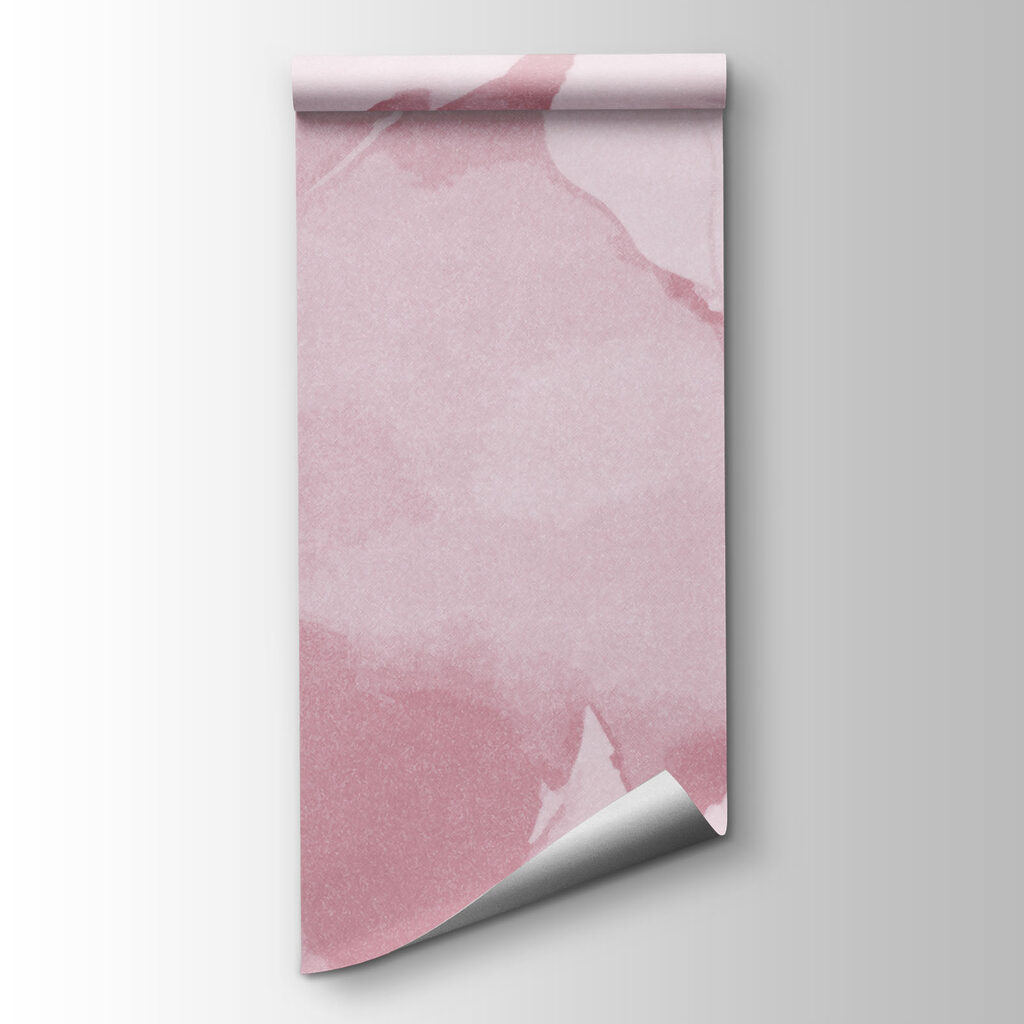 Pink floral pattern with white flowers