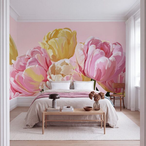 Beautiful blossoms in soft hues