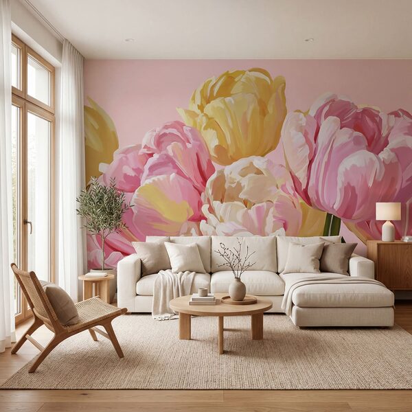 Beautiful blossoms in soft hues