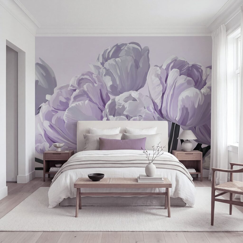 Soft blooms in pastel shades