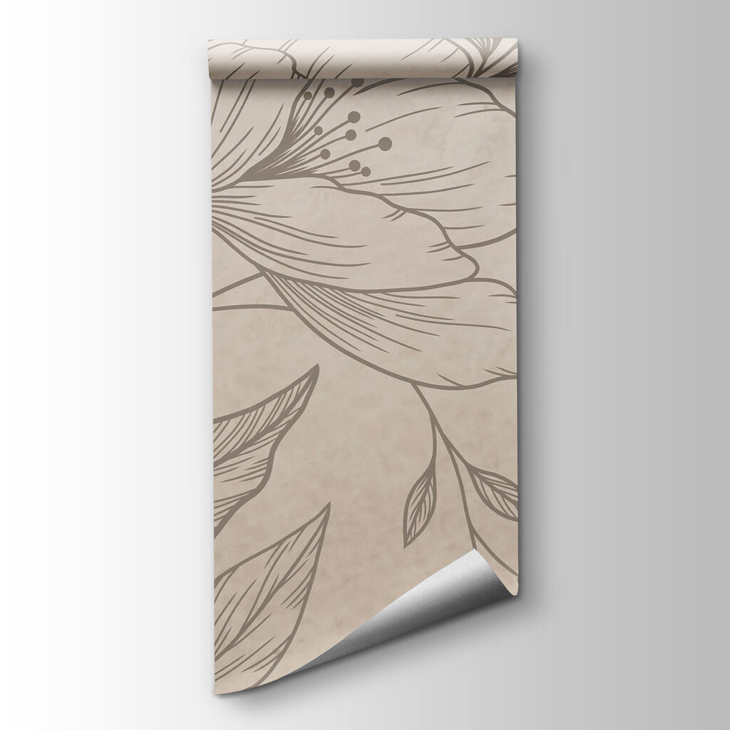 Delicate floral design on soft background Delicate floral design on soft background