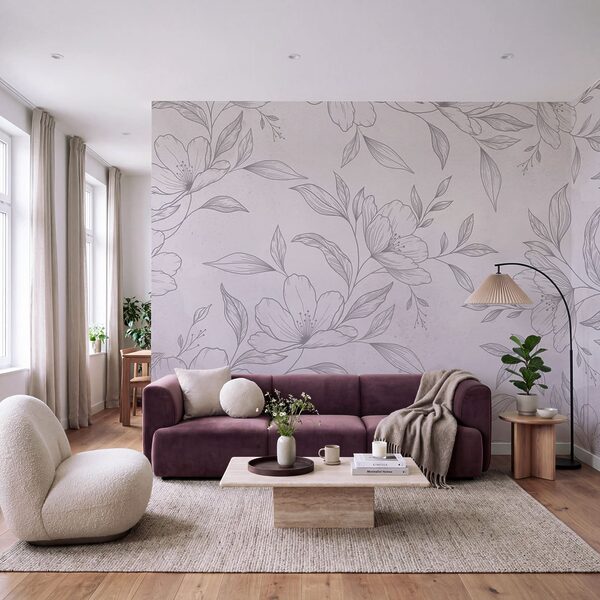 Delicate florals in soft hues Delicate florals in soft hues