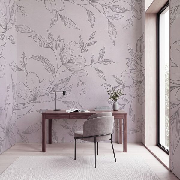 Delicate florals in soft hues Delicate florals in soft hues