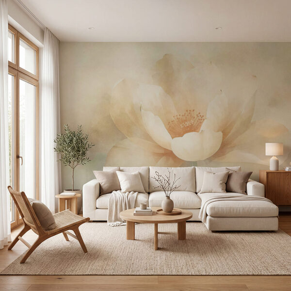 Wall mural Soft petals in gentle hues (SKU: t01008) Wall mural Wall mural Soft petals in gentle hues (SKU: t01008)