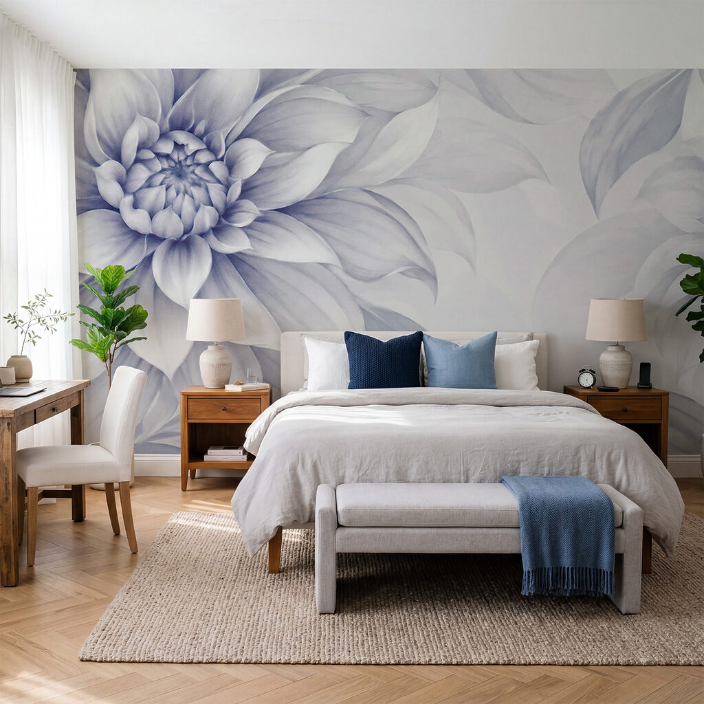 Delicate blooms in soft hues