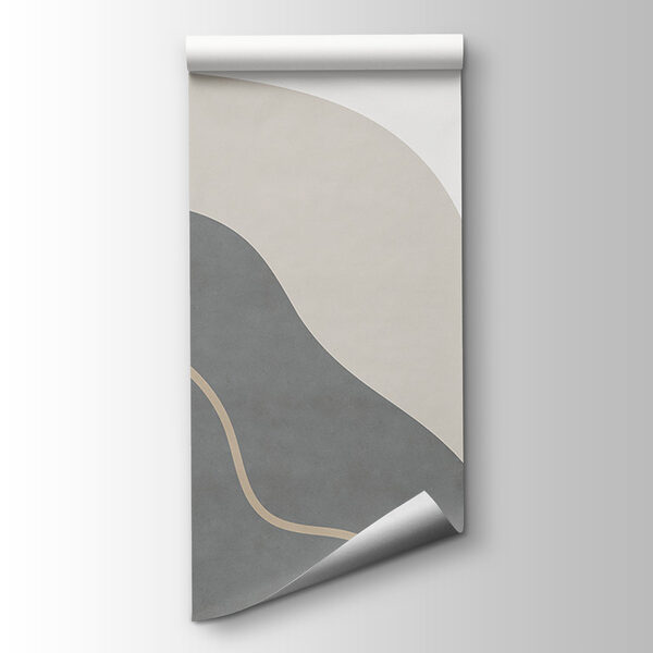 Smooth curves in soft neutral tones Smooth curves in soft neutral tones