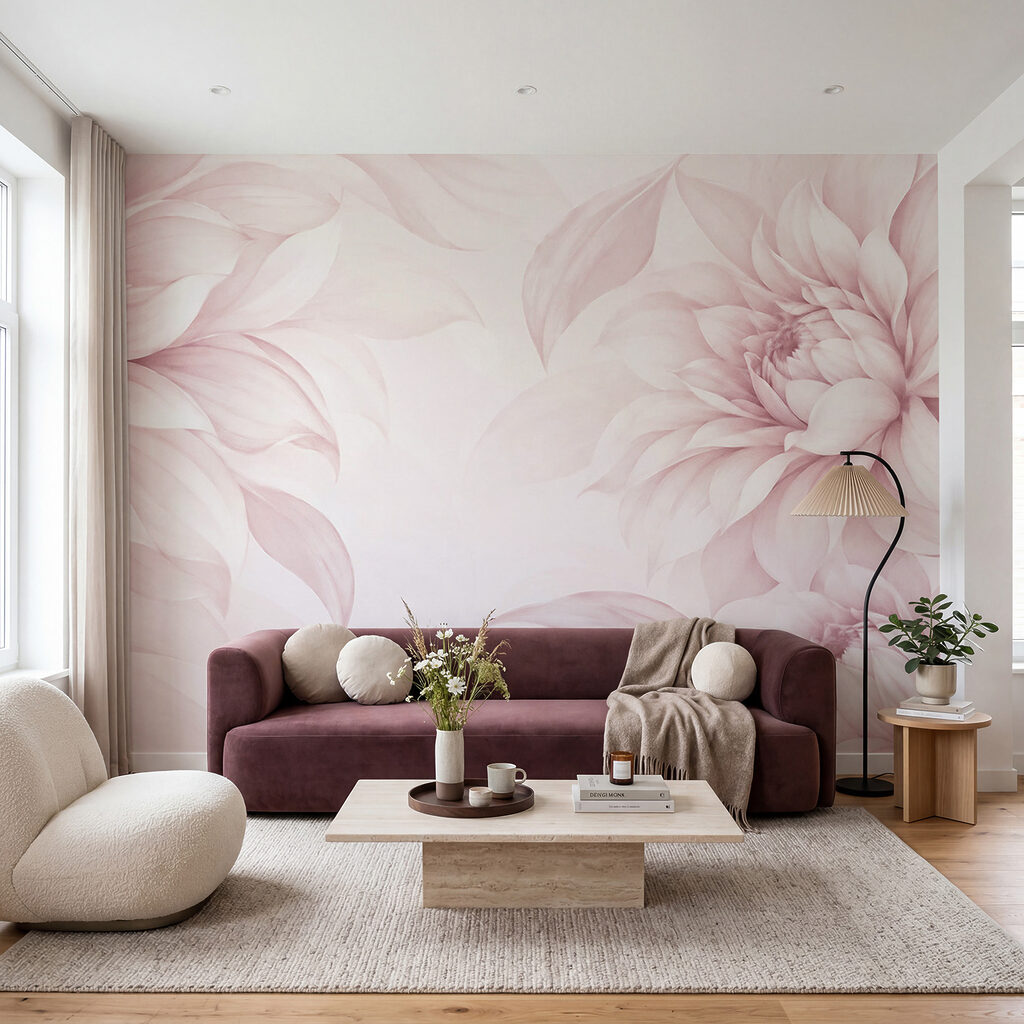Delicate blooms in soft pink hues Delicate blooms in soft pink hues
