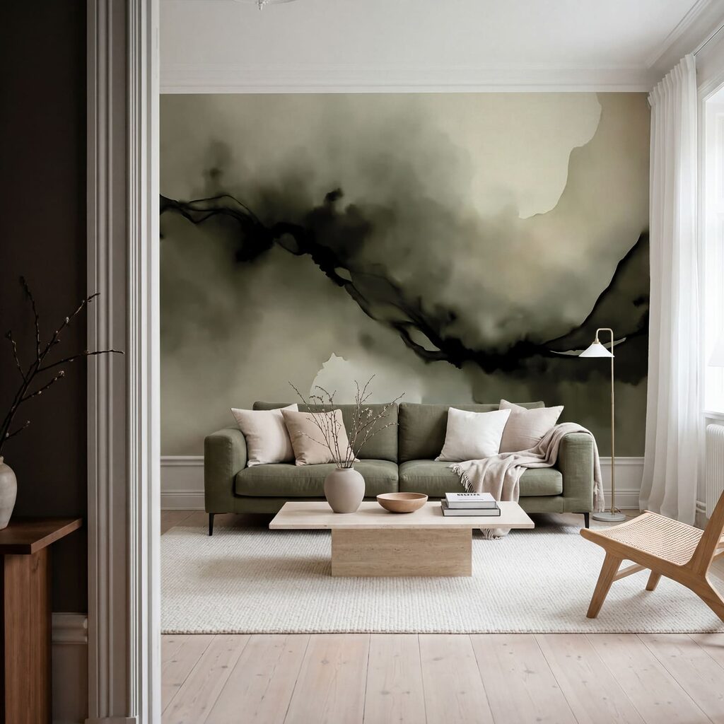 Black and white smoke