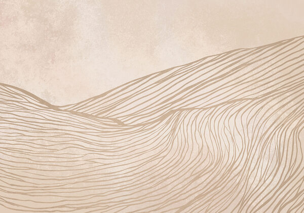 Brown and white sand dunes Brown and white sand dunes