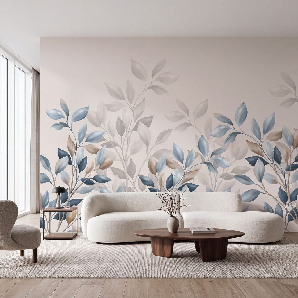 Graceful leaves in soft hues Graceful leaves in soft hues