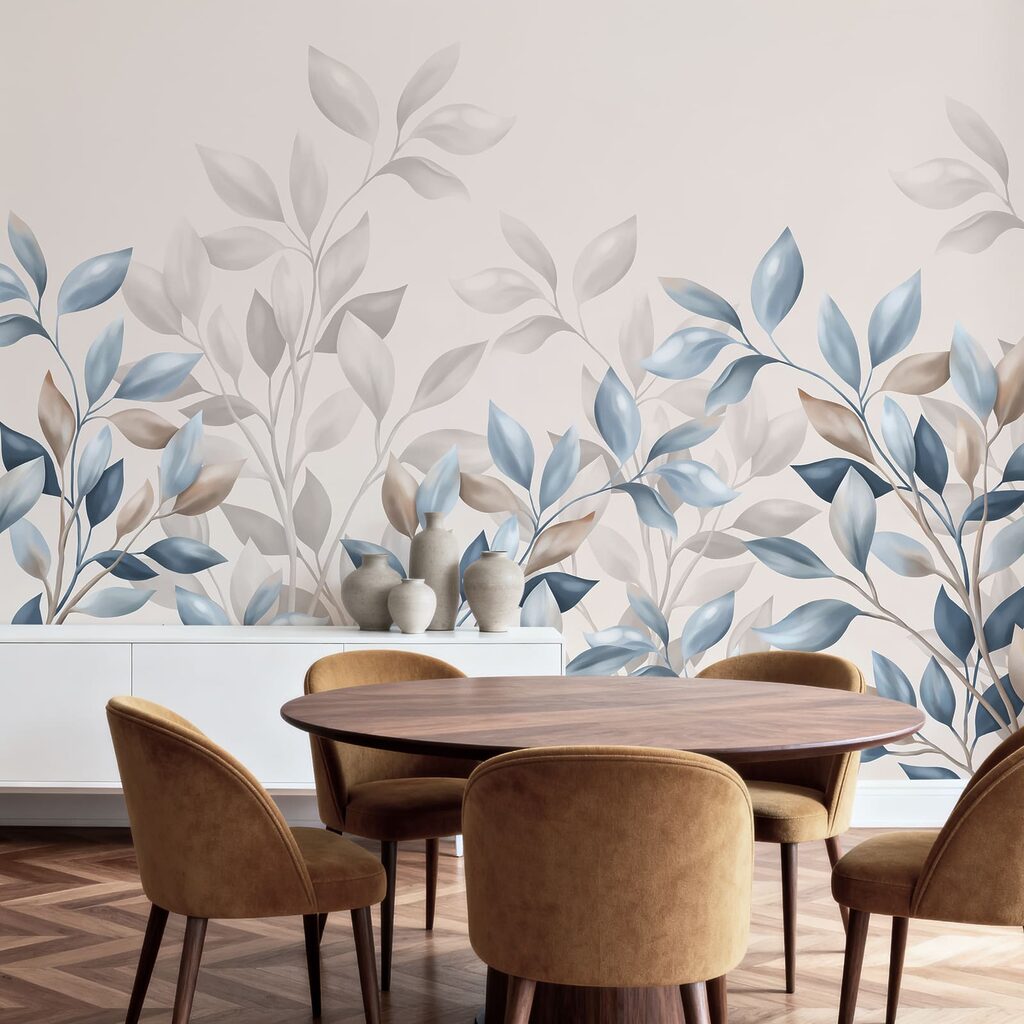 Graceful leaves in soft hues Graceful leaves in soft hues