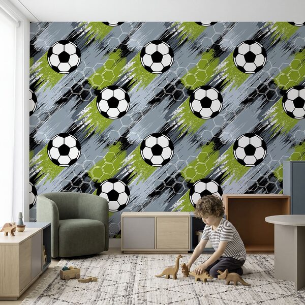 Pattern of football balls