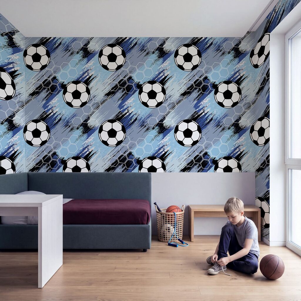 Pattern of football balls Pattern of football balls