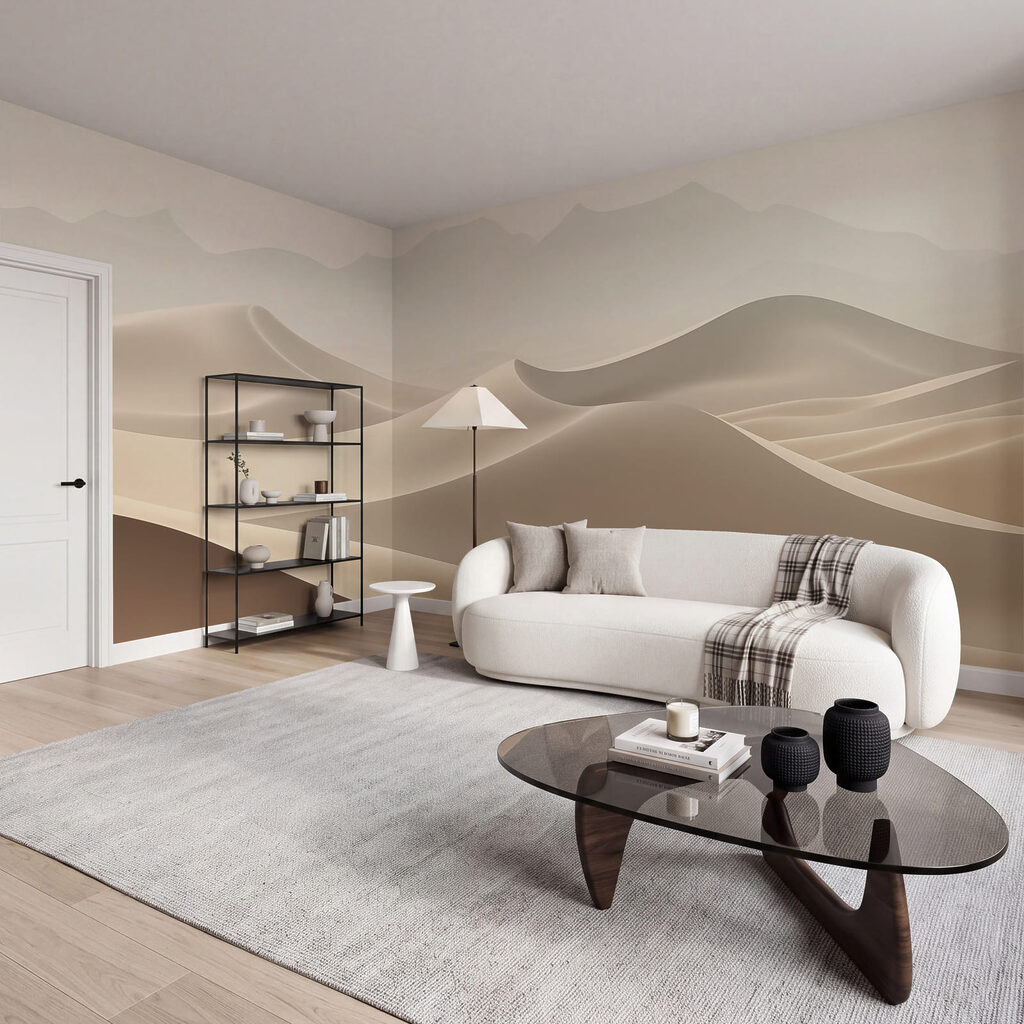 Wall mural Sand dunes in the desert (SKU: w03920) Wall mural Sand dunes in the desert (SKU: w03920)