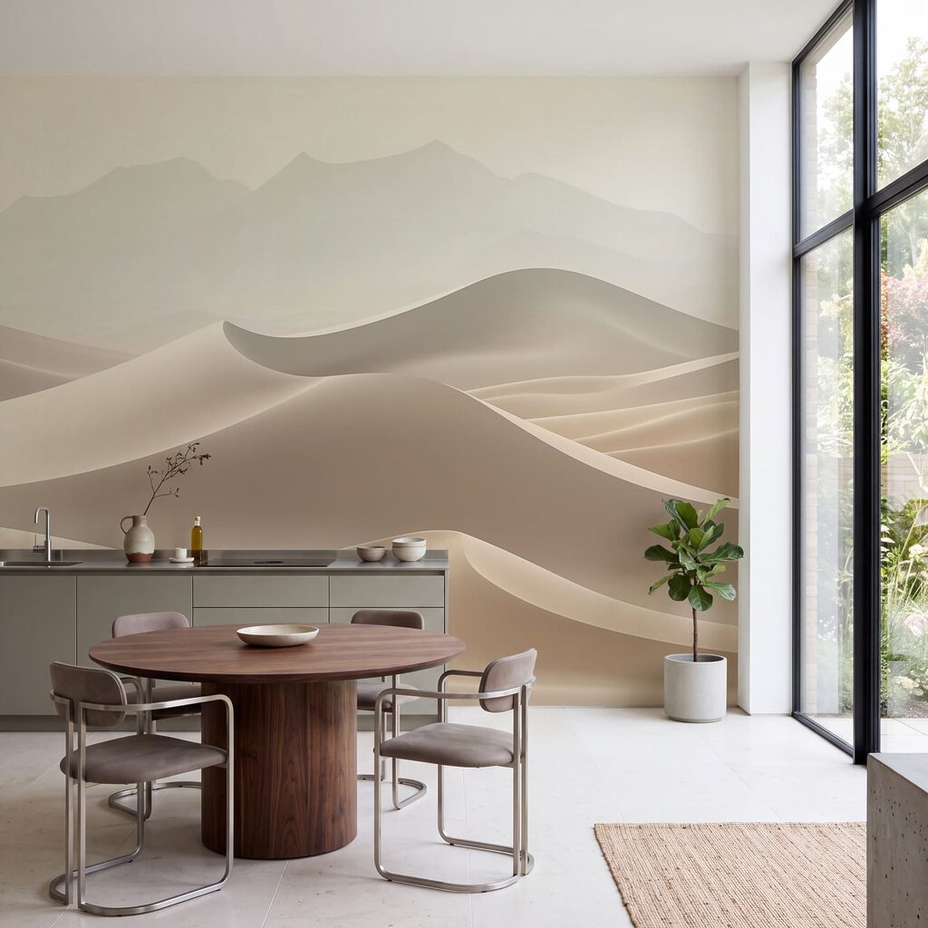 Wall mural Sand dunes in the desert (SKU: w03920) Wall mural Sand dunes in the desert (SKU: w03920)