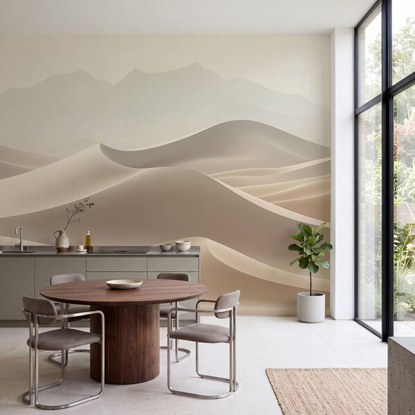 Wall mural Sand dunes in the desert (SKU: w03920) Wall mural Sand dunes in the desert (SKU: w03920)