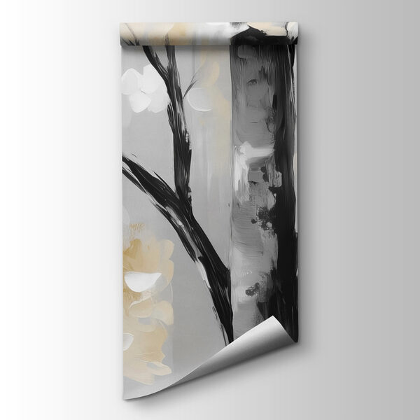 Wall mural Serene autumn forest scene unfolding (SKU: w04017) Wall mural Serene autumn forest scene unfolding (SKU: w04017)