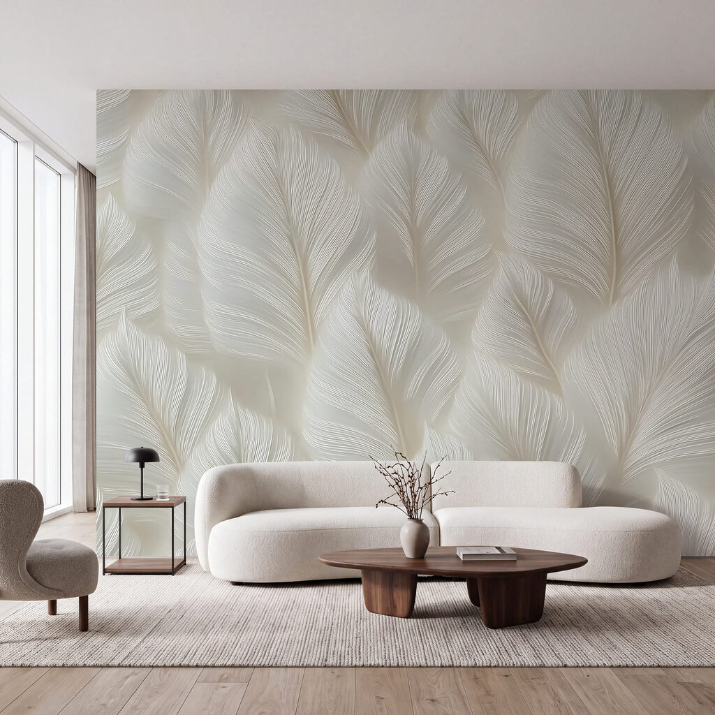 White feather pattern White feather pattern