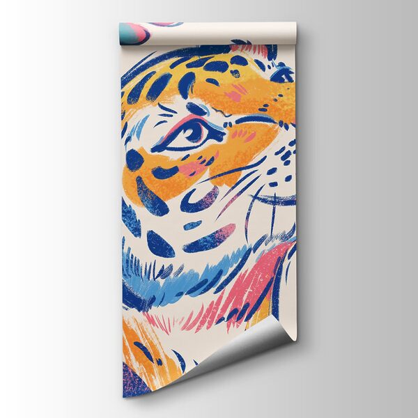 Wall mural Tiger with butterflies in its mouth (SKU: t01032) Wall mural Tiger with butterflies in its mouth (SKU: t01032)