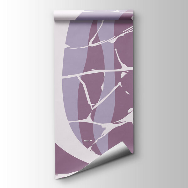 Wall mural Dreamy lavender floral design (SKU: t01035v2)