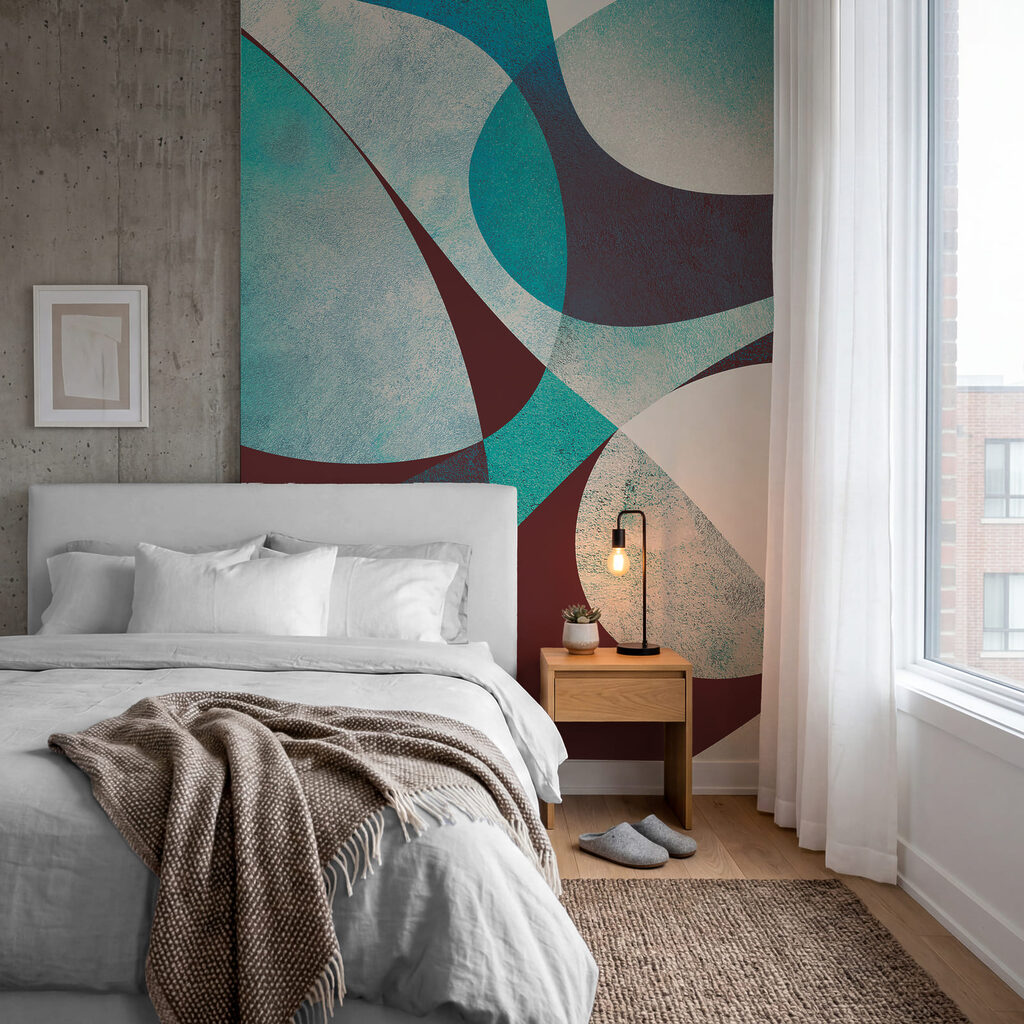 Wall mural Blue and black swirls (SKU: t01037v1) Wall mural Blue and black swirls (SKU: t01037v1)