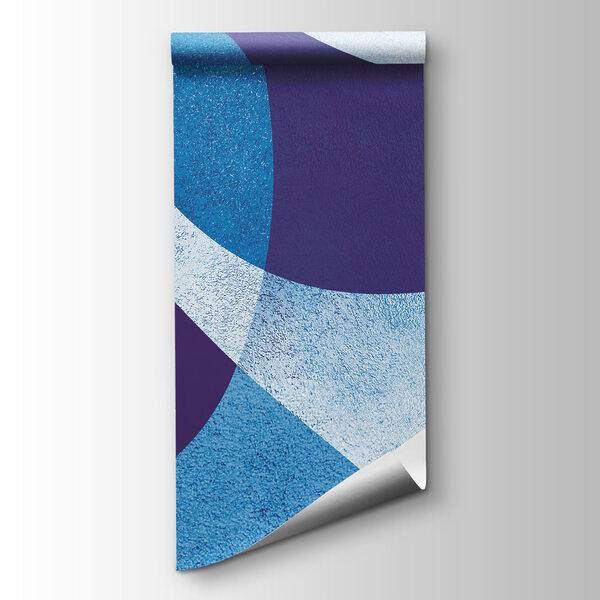 Wall mural Blue and white abstract art (SKU: t01037v4) Wall mural Blue and white abstract art (SKU: t01037v4)