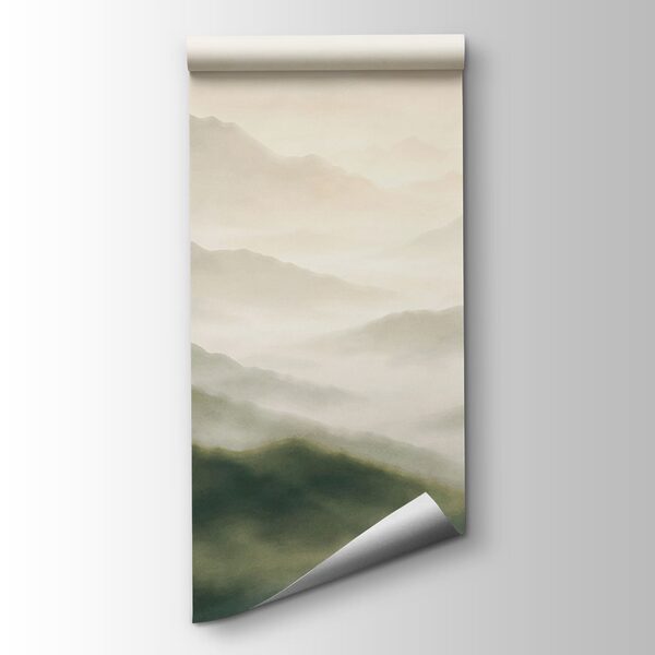 Wall mural Foggy mountain range (SKU: t01065v1)