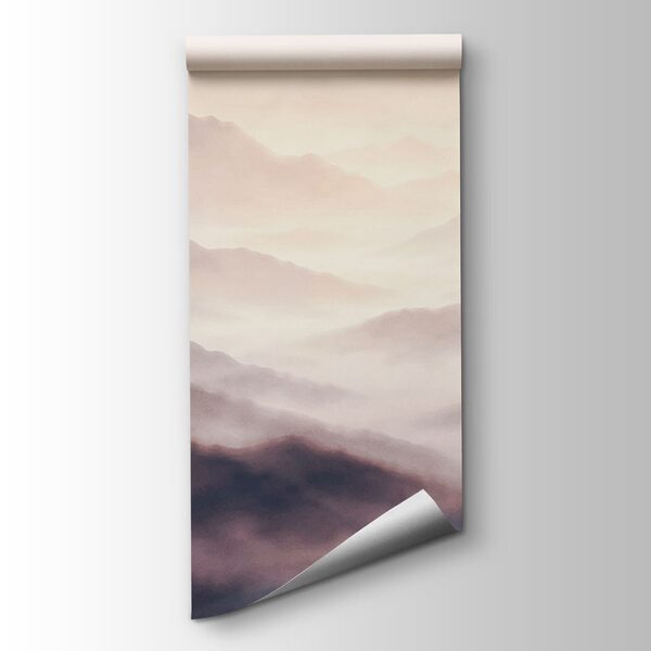 Wall mural Foggy mountain range (SKU: t01065v2)