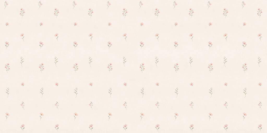 Wall mural Delicate floral pattern for any space (SKU: t01095)
