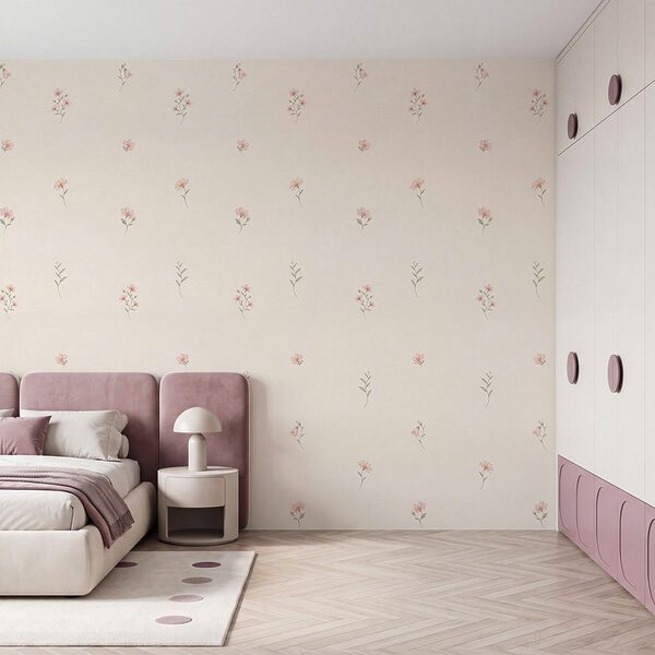 Wall mural Delicate floral pattern for any space (SKU: t01095)