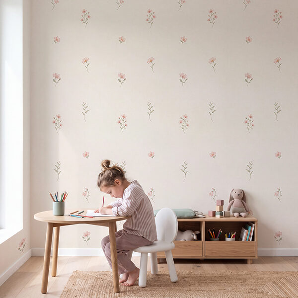 Wall mural Delicate floral pattern for any space (SKU: t01095)